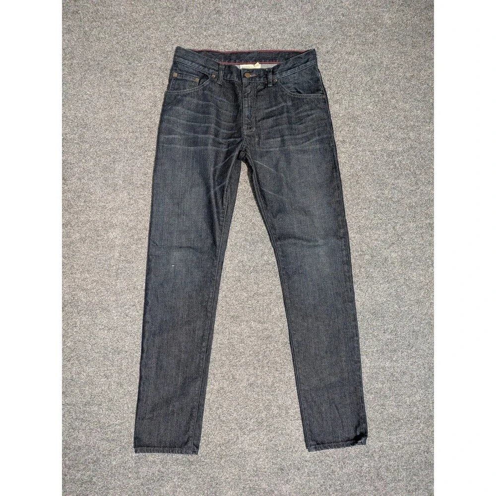 Raleigh Denim Martin Jeans Mens 31x33 Slim Straight Blue